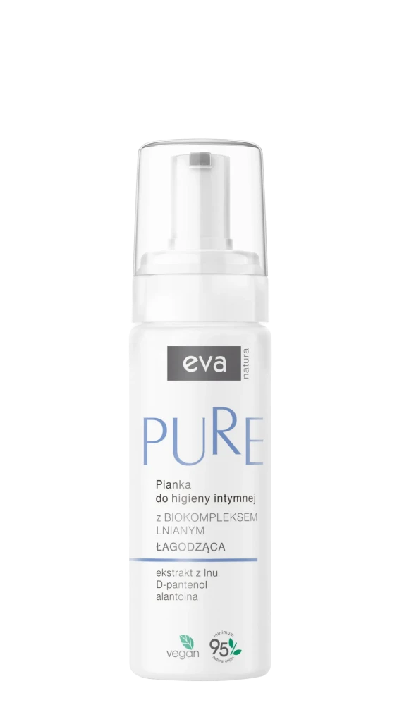 EVA NATURA PURE Intimate hygiene foam with flax bio-complex